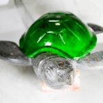 Fred the Marble Turtle with Green Shell - Image 2