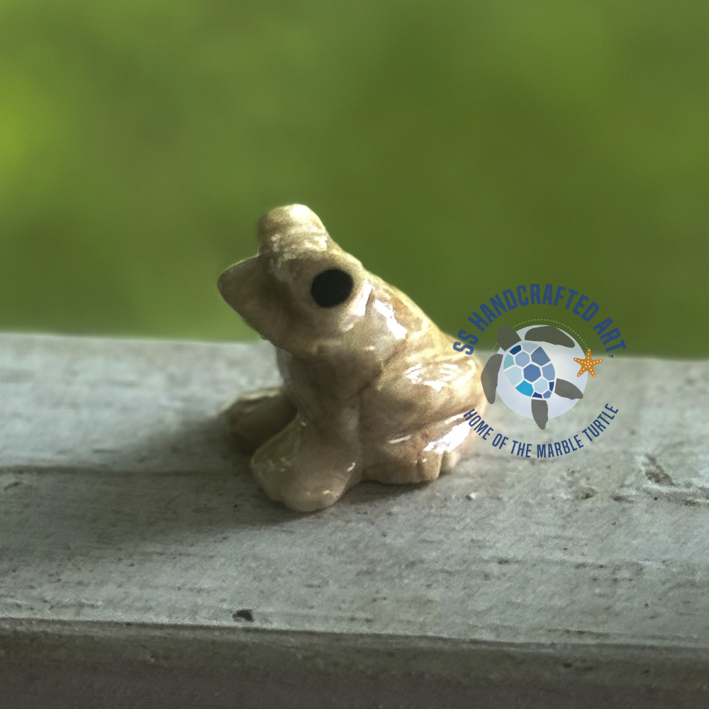 MFL-2B-2024-01 Jeremy the Marble Frog - Image 1