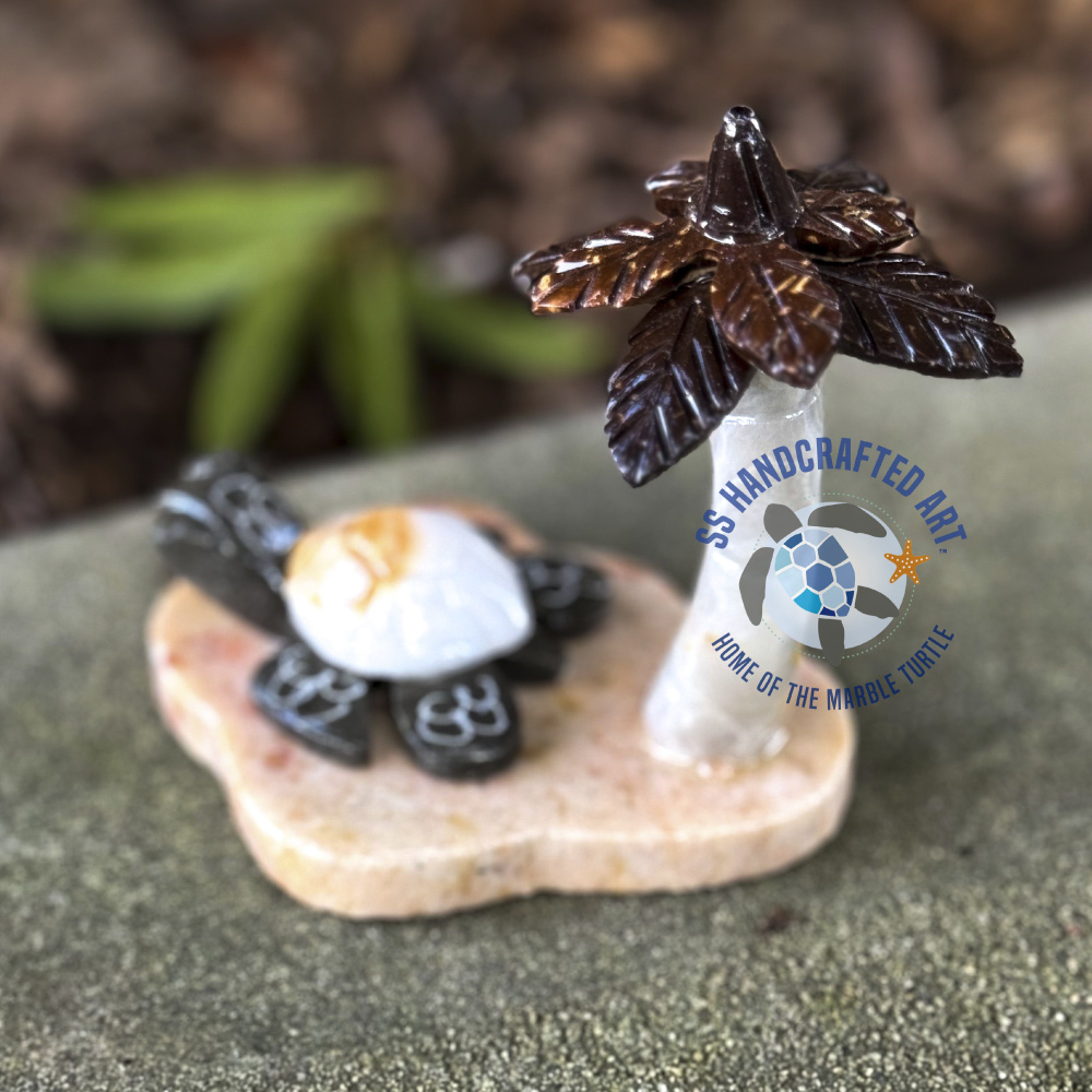 MPT-4-2024-01 Amos the Marble Turtle - Image 1